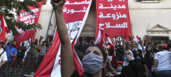 Demonstranter har inntatt departementer i Beirut Demonstranter har inntatt departementer i Beirut