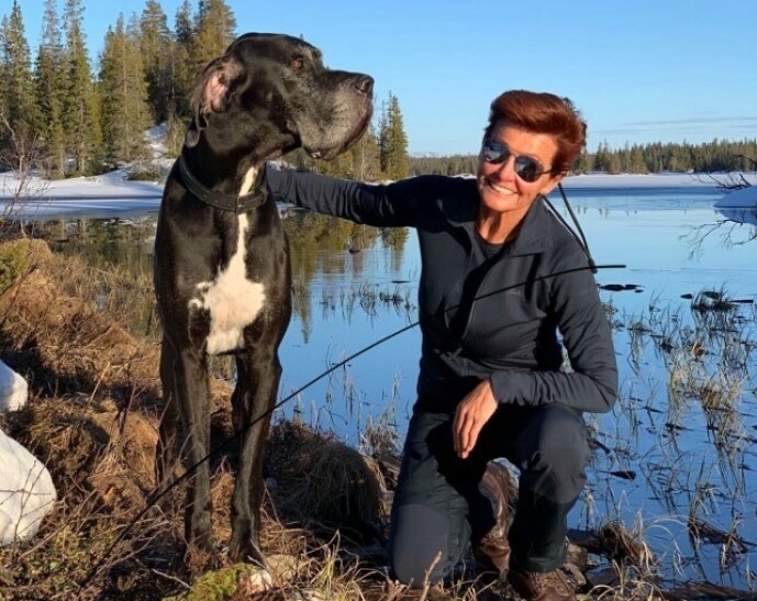 <strong>LETER:</strong> Kristin Andresen og familien har lett over hele Grimsøya etter Tsar. Foreløpig uten hell. Foto: Privat, gjengitt med tillatelse <strong>LETER:</strong> Kristin Andresen og familien har lett over hele Grimsøya etter Tsar. Foreløpig uten hell. Foto: Privat, gjengitt med tillatelse