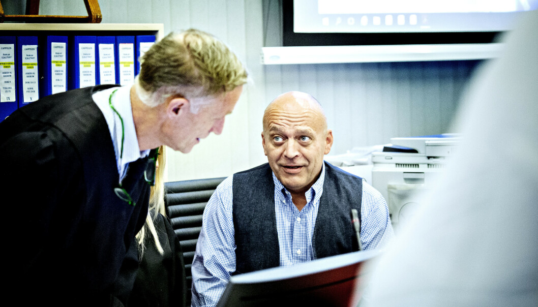 THE JUDGMENT: Lawyers Benedict de Vibe and Gjermund Cappelen believe everyone should read the verdict against Eirik Jensen.  - Then you understand why he was convicted, they say Vibe.  Photo: Nina Hansen / DAGBLADET