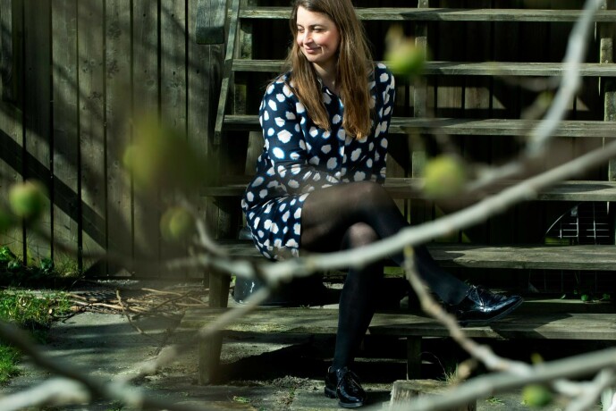 – Jeg har fått skapt noe på bakgrunn av sorgen som har gjort at livet er mye bedre enn det var for noen år siden, sier Mathilde. FOTO: Camilla Stephan – Jeg har fått skapt noe på bakgrunn av sorgen som har gjort at livet er mye bedre enn det var for noen år siden, sier Mathilde. FOTO: Camilla Stephan