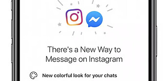 Slår sammen Instagram og Messenger Slår sammen Instagram og Messenger