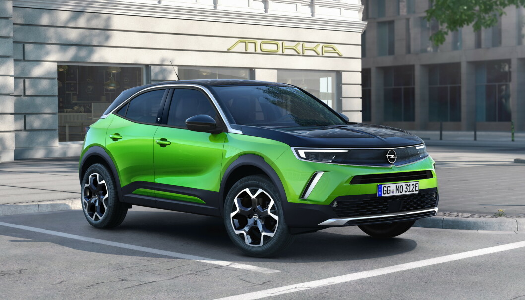 <strong>ELEKTRISK:</strong> Opel Mokka kommer også med bensin og diesel, men i Norge er det elektrisk som gjelder. Foto: Opel <strong>ELEKTRISK:</strong> Opel Mokka kommer også med bensin og diesel, men i Norge er det elektrisk som gjelder. Foto: Opel