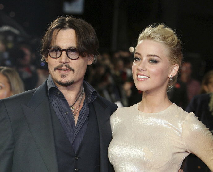<strong>TURBULENT EKTESKAP:</strong> Johnny Depp og Amber Heard var gift fra 2015 til 2017. Foto: NTB Scanpix <strong>TURBULENT EKTESKAP:</strong> Johnny Depp og Amber Heard var gift fra 2015 til 2017. Foto: NTB Scanpix