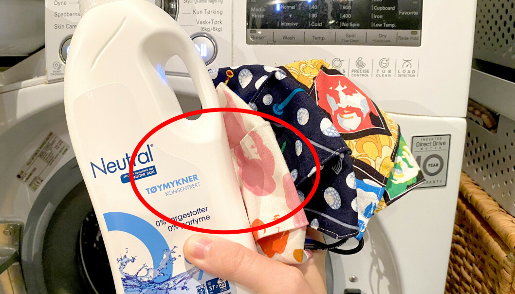 Tøymunnbind? Unngå denne vaske-tabben Tøymunnbind? Unngå denne vaske-tabben