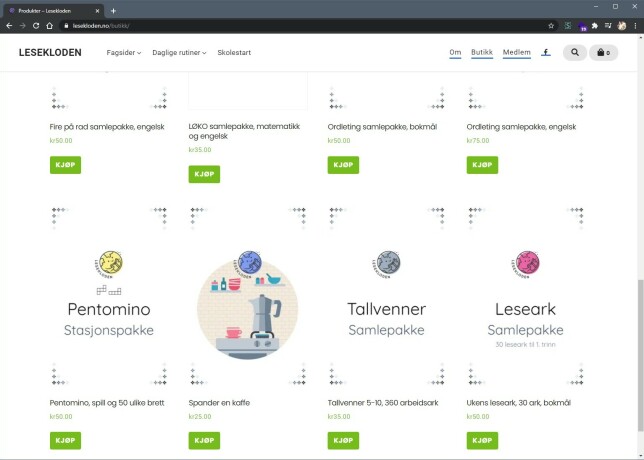 Gjennom en WooCommerce-nettbutikk får Lesekloden noe inntekt, så han i alle fall ikke skal måtte betale av egen lomme for hostingen. Gjennom en WooCommerce-nettbutikk får Lesekloden noe inntekt, så han i alle fall ikke skal måtte betale av egen lomme for hostingen.