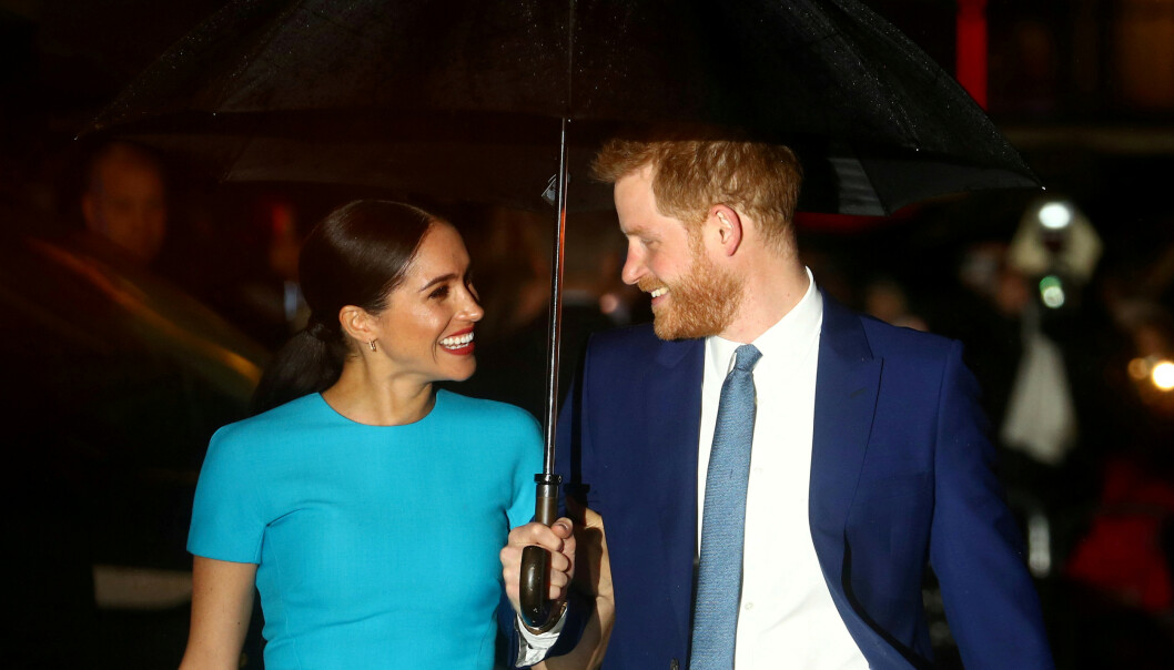 <strong>OPPDRAG:</strong> Meghan og Harry på en Endeavour Fund Awards i London i mars 2020. FOTO: REUTERS/Hannah McKay/NTBScanpix <strong>OPPDRAG:</strong> Meghan og Harry på en Endeavour Fund Awards i London i mars 2020. FOTO: REUTERS/Hannah McKay/NTBScanpix