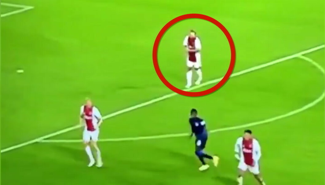 Her kollapser fotballstjerna Her kollapser fotballstjerna