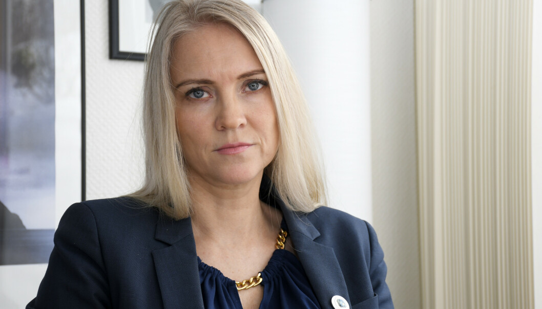 Leder i Norsk Sykepleierforbund Lill Sverresdatter Larsen. Foto: Rune Stoltz Bertinussen/NTB Scanpix Leder i Norsk Sykepleierforbund Lill Sverresdatter Larsen. Foto: Rune Stoltz Bertinussen/NTB Scanpix
