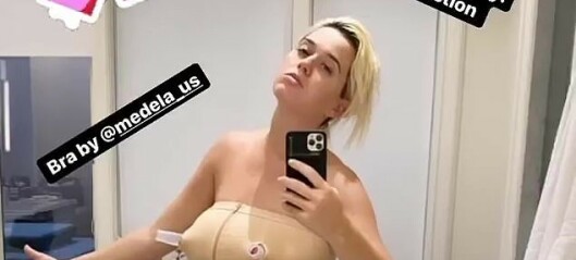 Katy Perry delte ærlig bilde etter fødselen Katy Perry delte ærlig bilde etter fødselen