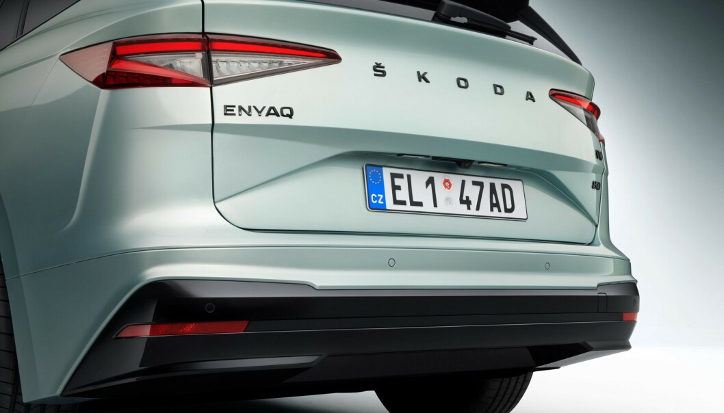 <strong>GJENKJENNBAR:</strong> Du er aldri i tvil om at det er Skoda. Hekkdesignen er veldig lik det vi er vant med. Foto: Skoda <strong>GJENKJENNBAR:</strong> Du er aldri i tvil om at det er Skoda. Hekkdesignen er veldig lik det vi er vant med. Foto: Skoda