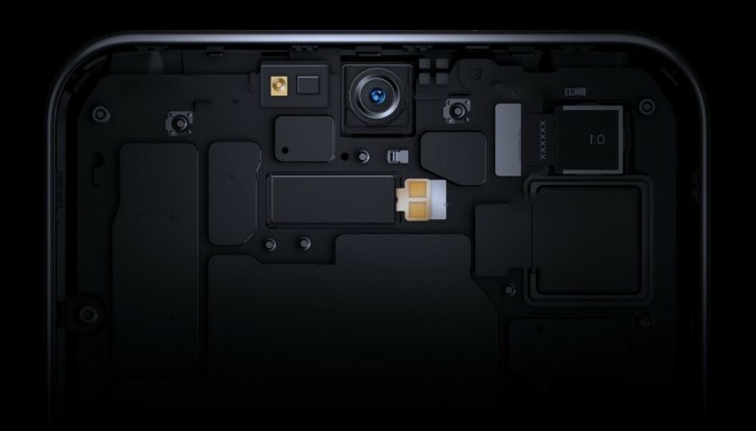 ZTE har lykkes med å plassere et kamera bak skjermen. Foto: ZTE ZTE har lykkes med å plassere et kamera bak skjermen. Foto: ZTE