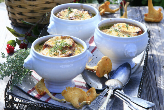 Gratinert soppsuppe Gratinert soppsuppe