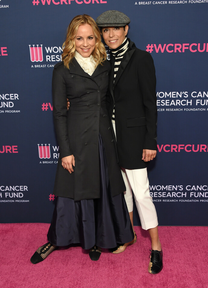 <strong>MED FORLOVEDEN:</strong> Maria Bello og Dominique Crenn på rød løper sammen. Foto: NTB scanpix <strong>MED FORLOVEDEN:</strong> Maria Bello og Dominique Crenn på rød løper sammen. Foto: NTB scanpix