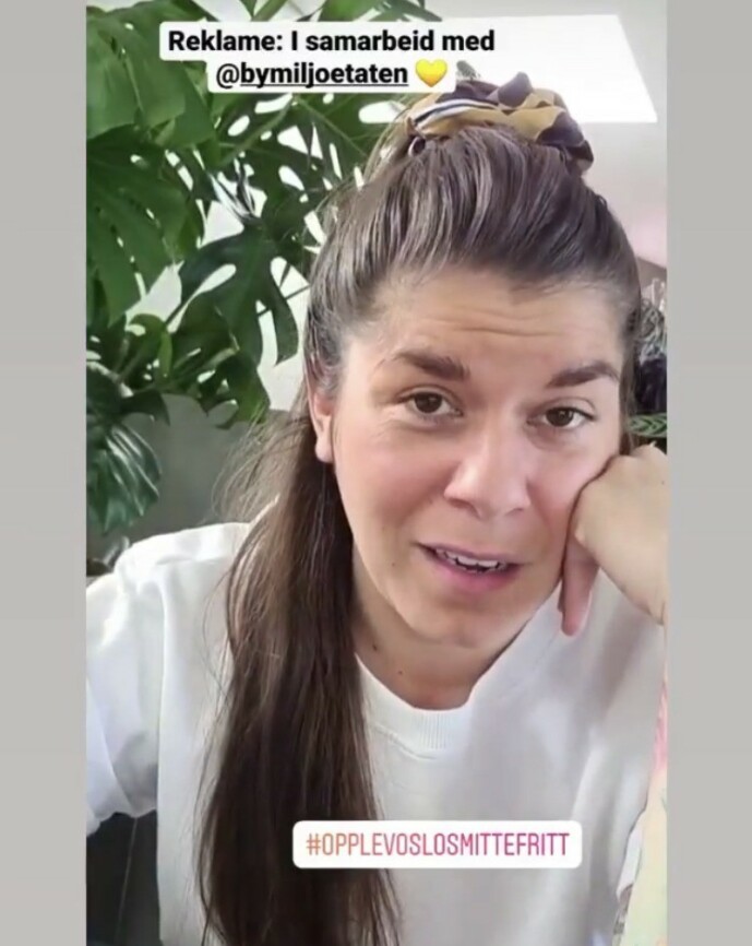 <strong>OPPFORDRING PÅ INSTAGRAM:</strong> Kristin Gjelsvik oppfordret følgerne på Instagrams historiefunksjon om å holde avstand og følge smittevernreglene. Foto: Skjermdump/Instagram <strong>OPPFORDRING PÅ INSTAGRAM:</strong> Kristin Gjelsvik oppfordret følgerne på Instagrams historiefunksjon om å holde avstand og følge smittevernreglene. Foto: Skjermdump/Instagram