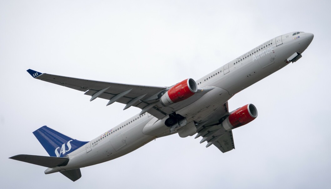 74 prosent færre passasjerer for SAS 74 prosent færre passasjerer for SAS