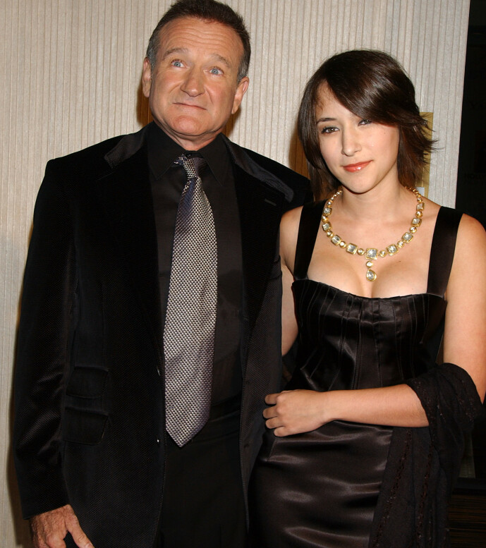 <strong>TREBARNSFAR:</strong> Robin Williams avbildet sammen med datteren Zelda, som han fikk med ekskona Marsha Garces, på Hollywood Film Festival i 2006. Foto: NTB scanpix <strong>TREBARNSFAR:</strong> Robin Williams avbildet sammen med datteren Zelda, som han fikk med ekskona Marsha Garces, på Hollywood Film Festival i 2006. Foto: NTB scanpix