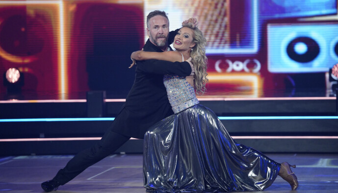 <strong>IKKE REDD:</strong> Michael Andreassen forteller at han ikke er redd for å bli smittet. Her med dansepartneren Ewa Trela. Foto: Espen Solli / TV 2 <strong>IKKE REDD:</strong> Michael Andreassen forteller at han ikke er redd for å bli smittet. Her med dansepartneren Ewa Trela. Foto: Espen Solli / TV 2