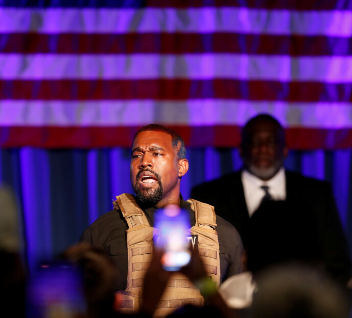 Kanye West. Foto: NTB Scanpix Kanye West. Foto: NTB Scanpix