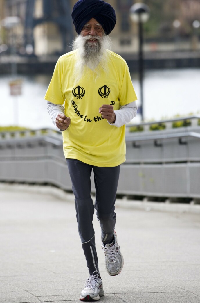 <strong>EN SLITER:</strong> Fauja Singh har overvunnet ufattelige mengder motstand og hindringer på veien. Foto: NTB scanpix <strong>EN SLITER:</strong> Fauja Singh har overvunnet ufattelige mengder motstand og hindringer på veien. Foto: NTB scanpix