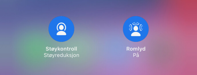 <strong>KINOLYD:</strong> Med romlyd-funksjonen skal du få surround, eller en slags kino-aktig lyd, når du for eksempel ser film på din iPhone. Skjermbilde: Kirsti Østvang <strong>KINOLYD:</strong> Med romlyd-funksjonen skal du få surround, eller en slags kino-aktig lyd, når du for eksempel ser film på din iPhone. Skjermbilde: Kirsti Østvang