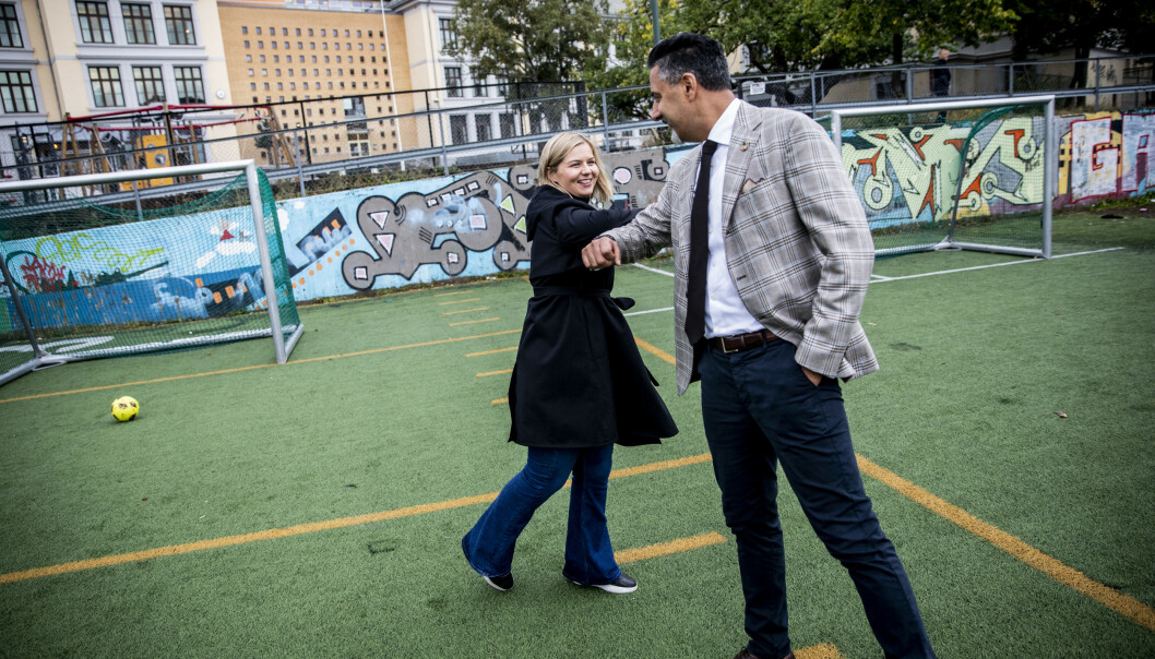 BUILDING TEAMS: Photo: Christian Roth Christensen / Dagbladet BUILDING TEAMS: Photo: Christian Roth Christensen / Dagbladet