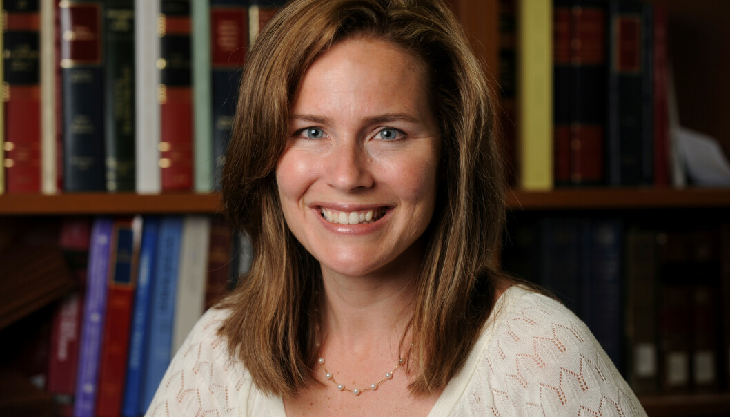 Amy Coney Barrett.  Photo: Matt Cashore / Notre Dame University / Brochure via REUTERS