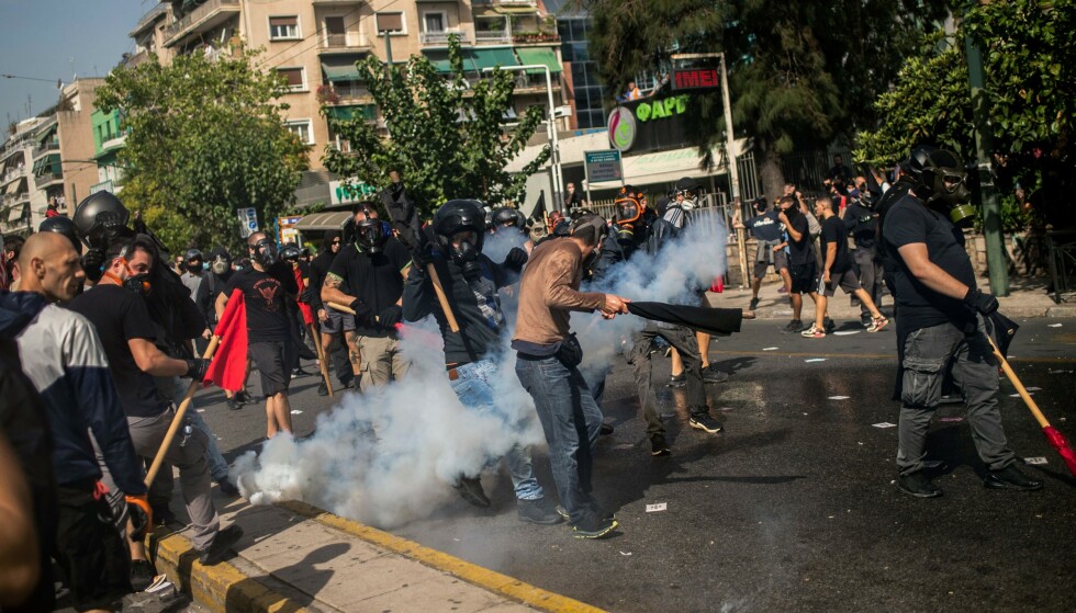 Violent riots in Athens Violent riots in Athens