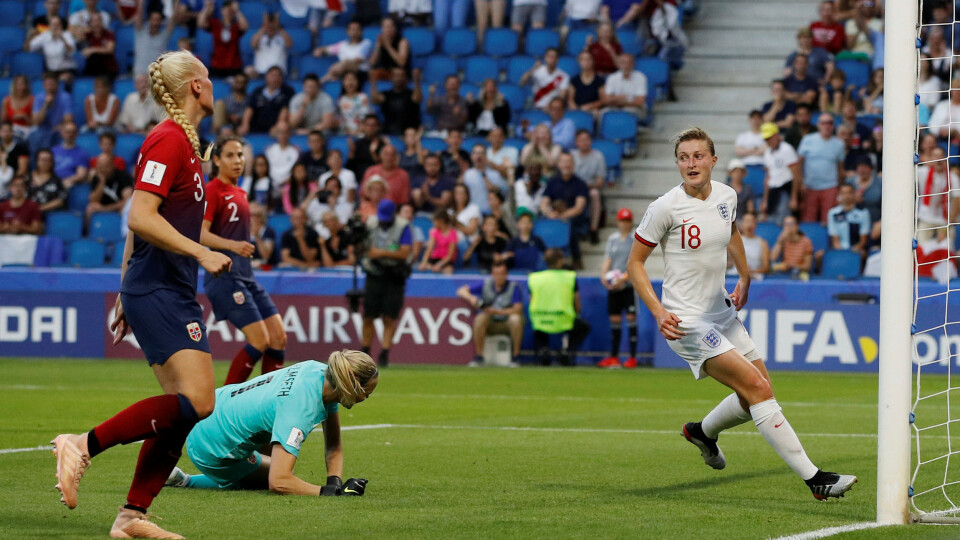 Norge fikk juling av England - ute av VM