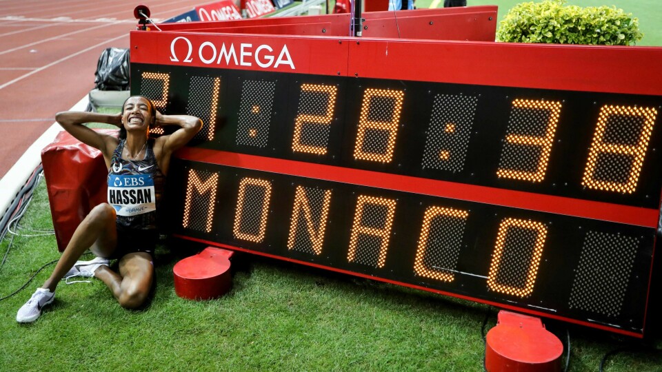 Hassan slettet 23 år gammel verdensrekord