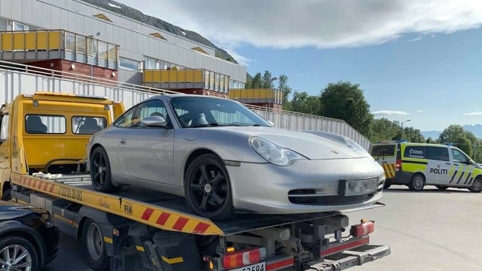 Porsche-drama i Troms: - Flaks det ikke gikk galt