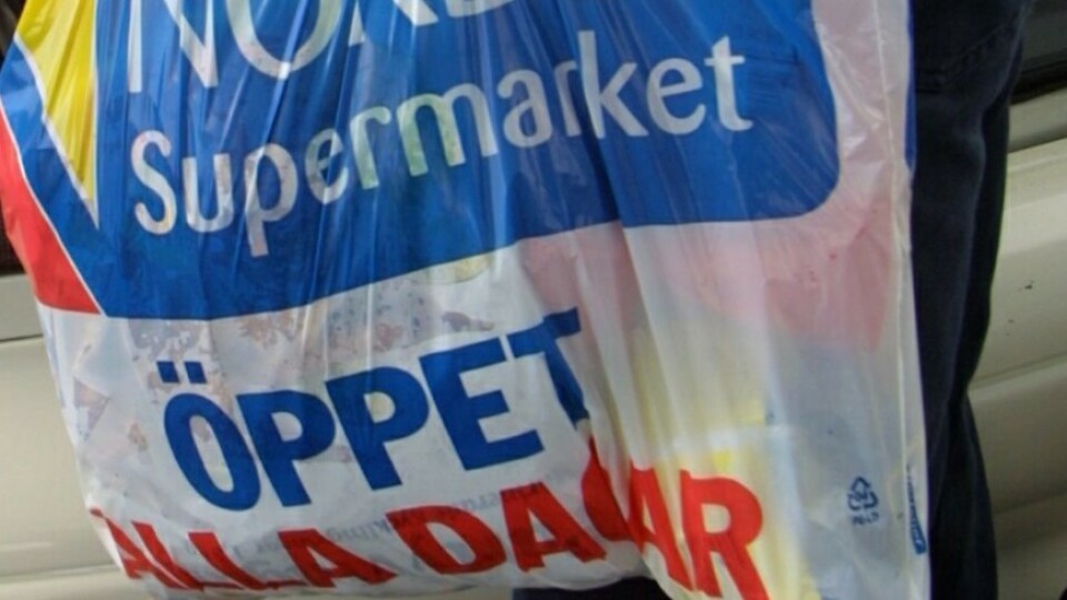 Sverige øker plastposeavgifta